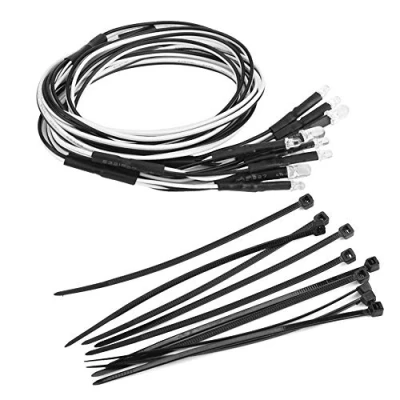 Immagine di Luci Auto RC, 10 Pezzi 5mm / 3mm Fari a LED Accessori per Modello Drift RC
