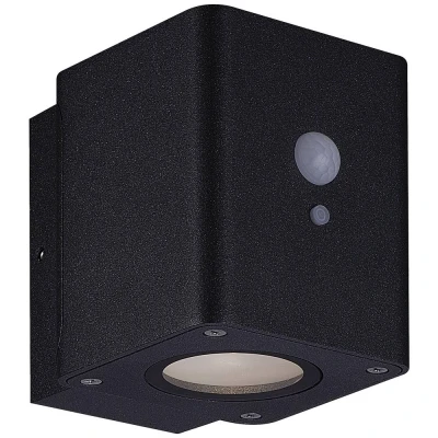 Immagine di Megatron Loky MT70018 Faretto solare da muro con rilevatore di movimento 1 W LED (monocolore) Nero
