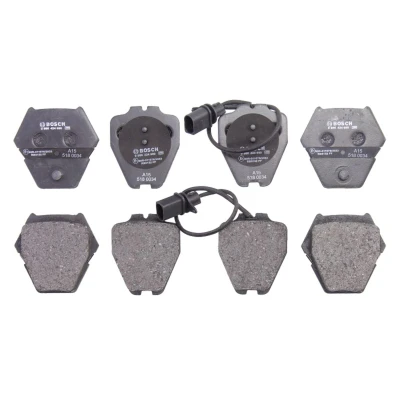 Immagine di BOSCH 0 986 424 690 Kit pastiglie freno Low Metallic con sensore usura integrato lamierino anticigolío AUDI: A6 C5 Avant, A4 B5 Sedan, Avant