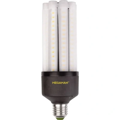 Immagine di Megaman MM60824 LED (monocolore) ERP E (A G) E27 Forma di asta 35 W = 180 Bianco neutro (Ø x L) 63 mm 188 1 pz.