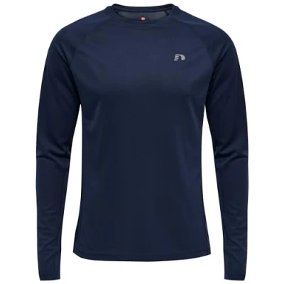Immagine di Newline Men Core Running T Shirt L/S, Uomo, Iris Nero, L