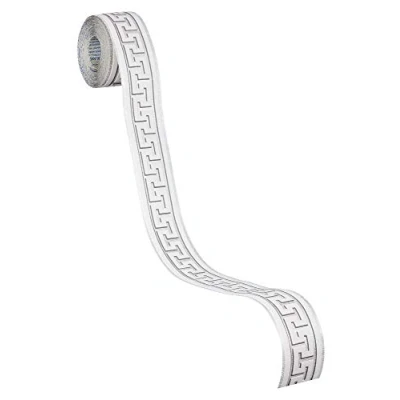 Immagine di A.S. Création 281319 Bordo Decorativo Autoadesivo, colore: Argento/Bianco