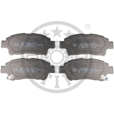 Immagine di OPTIMAL BP 10347 Kit pastiglie freno Assale anteriore con segnalatore acustico usura TOYOTA: Yaris I Hatchback