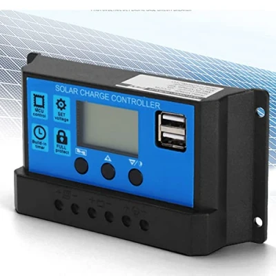 Immagine di Regolatore di carica solare, 60A/50A/40A/30A/20A/10A 12V 24V automatico PWM(30A)