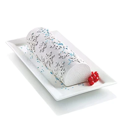 Immagine di Silikomart Frozen BUCHE Set per semifreddi, Ceramica, Multicolore, 12 x 29.5 5 cm