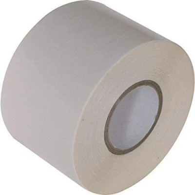 Immagine di GOCABLETIES Nastro isolante bianco 50 mm x 33 m Robusto ed autoadesivo Per proteggere, unire e riparare cavi 1 rotolo
