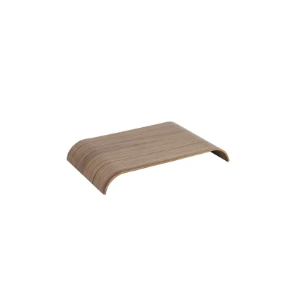 Immagine di Vassoio AYTM Curva, color noce, 41 x 25 5 cm, legno