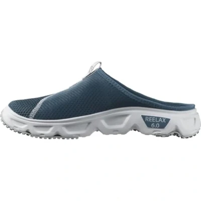 Immagine di Salomon Reelax Slide 6.0 Sandali da trekking, Uomo, Taglia: 41 1/3, blue ashes/white/pearl Tessuto