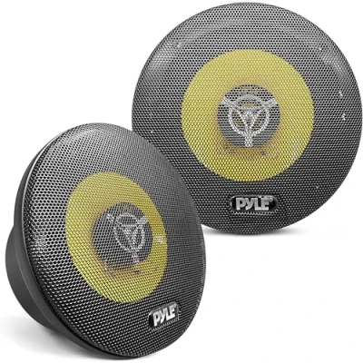 Immagine di Pyle Sistema di Altoparlanti Auto a Tre Vie, 16,5 Centimetri, 280 Watt, 4 Ohm, con Tweeter e Magneti da 1 Chilo, Profondità Montaggio 5,7 Centimetri Coppia
