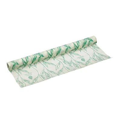 Immagine di KitchenCraft Natural Elements Involucro Riutilizzabile in Rotolo per Alimenti Vegan, Cotone Biologico senza Cera d’Api o PVC, Medio, 1 m x 25 cm