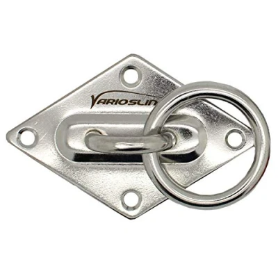 Immagine di Variosling® Placca con Occhiello/Uncino e Anello per Parete o Soffitto Attrezzi Un Allentamento in Sospensione/Sling Trainer
