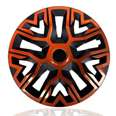 Immagine di NRM The Best Copricerchi bicolore in rame e nero, 16 pollici, per cerchioni acciaio, set da 4 pezzi, colore: Rame/Nero