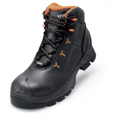 Immagine di uvex 2 MACSOLE® 6523243 ESD Stivali di sicurezza S3 Taglia delle scarpe (EU): 43 Nero, Arancione 1 Paio/a