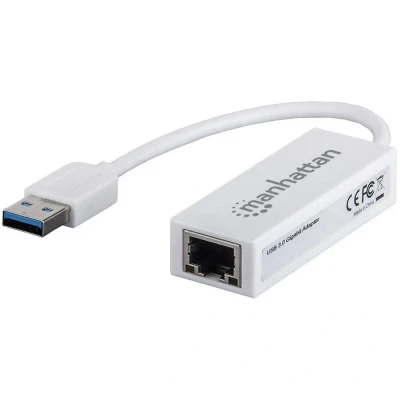 Immagine di Manhattan Gigabit Ethernet Adapter Adattatore di rete 1 GBit/s USB 3.2 Gen (USB 3.0)