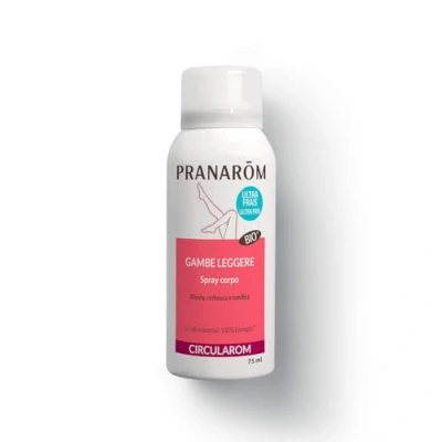 Immagine di Pranarôm Circularom Spray Gambe Leggere Bio Comfort Circolatorio Lenisce, Rinfresca e Tonifica Ultra Fresco Con Oli Essenziali 100% Puri Naturali 75 ml