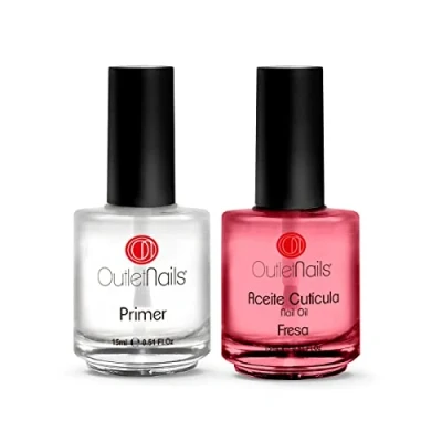 Immagine di Pack Primer 15ml + 1 Cuticle Olio per unghie/unghie acriliche/senza acidi/Prime unghie acriliche/Prime scolpite