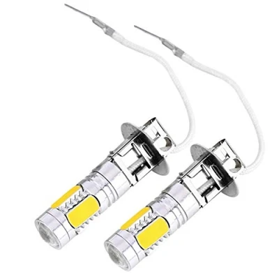 Immagine di EBTOOLS 12V 5 SMD Lampadine fendinebbia, 2PCS fendinebbia per auto LED H3 7.5W 5730 Lampade gialle