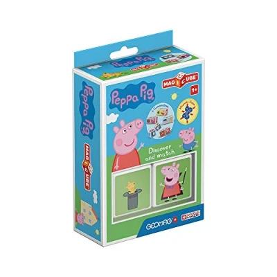 Immagine di Geomag Magicube Peppa Pig Gioco di Costruzione con Cubetti Magnetici, 2 Cubi, 47