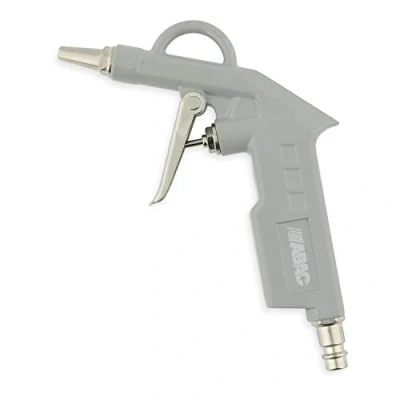 Immagine di ABAC Pistola Aria Compressa G 501, di Soffiaggio con Ugello Corto, da 2mm, Pressione Max 8 Bar, Alluminio