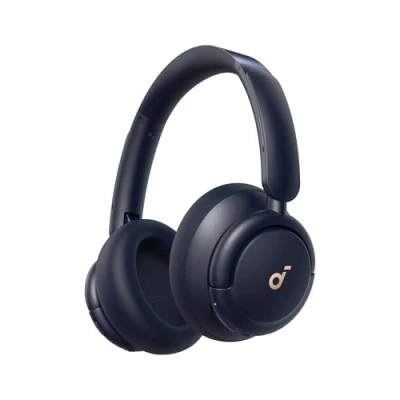 Immagine di Soundcore cuffie ibride Anker Q30 canc. attiva rumore mod. multiple, suono alta ris, 40 ore di ripr, chiamate chiare, ric. rapida, auricolari morbidi, Bluetooth, viaggi, ufficio e casa