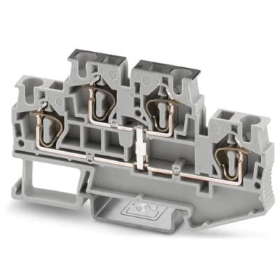 Immagine di Phoenix Contact STTB 4 PV 3031542 Morsetto doppio Numero Poli (num): 0.08 mm² Grigio 50 pz.