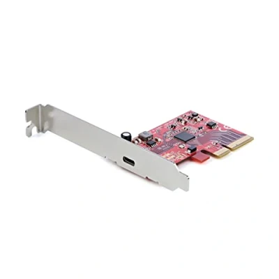Immagine di StarTech.com Scheda PCIe USB 3.2 Gen 2x2 a 1 porta, C 20Gbps PCI Express 3.0 x4 Host Controller Card, Type Add On Adapter di espansione, Windows &amp; Linux (PEXUSB321C)