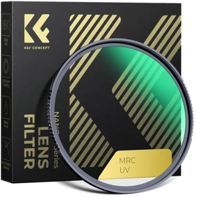 Immagine di K&amp;F Concept Nano X Filtro di Protettivo UV, 40.5mm in Vetro Ottico con 28 Strati Rivestimento per Obiettivi