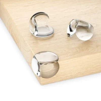 Immagine di deleyCON 20 Pezzi Protezioni per Angoli Bambino Autoadesivo Silicone Trasparente Morbido Rotondo mm x 30 Protezione Dei Bordi e del Tavolo Legno, Metallo, in Vetro Eccetera.
