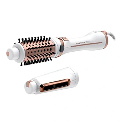 Immagine di Rowenta CF9720F0 Spazzola ad Aria Calda Rotante, 220 W, Plastica, 3 velocità, Bianco