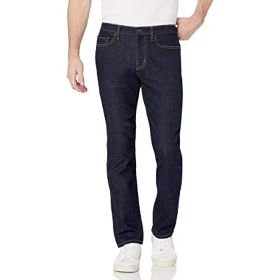 Immagine di Amazon Essentials Jeans Elasticizzati a Vita Alta vestibilità Aderente Uomo, Slavato, 29W / 30L