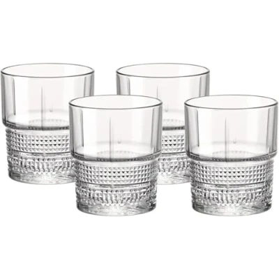 Immagine di Bormioli Rocco Novecento Barware DOF Set di 4 bicchieri impilabili, 354,4 g, colore: Trasparente