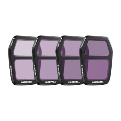 Immagine di Freewell Filtri Air 3S Bright Day Split ND4PL/ND8PL, ND8PL/ND16PL, ND16PL/ND32PL, ND32PL/ND64PL per il controllo della luce e la riduzione dei riflessi riprese aeree vivide