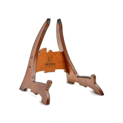 Immagine di Ortega OWUS 1 Supporto per ukulele in compensato di betulla, confezione regalo, colore: marrone scuro