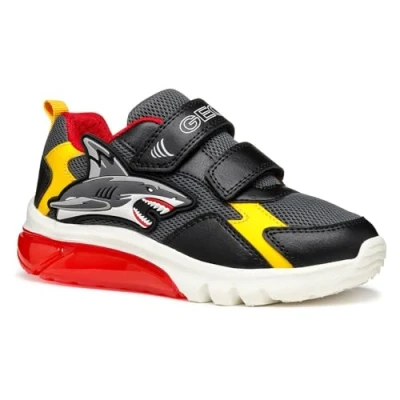 Immagine di Geox J CIBERDRON Boy B, Scarpe da Ginnastica, Dk Grey/Yellow, 38 EU