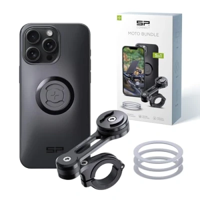 Immagine di SP CONNECT supporto per cellulare moto SPC+ iPhone 15 Pro Max ciclomotore accessori tutti gli smartphone