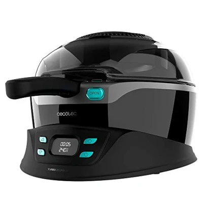 Immagine di Cecotec Friggitrice ad Aria Turbocecofry 4D Healthy. Air Fryer Sistema di Cottura a 360º in Alto e Basso, 8 Programmi, Temperatura 100 240ºc, Tempo 5 90 Min, 2 Livelli, Ciotola Rivestita Ceramica