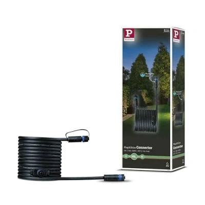 Immagine di PAULMANN 93927 Sistema dilluminazione Plug&amp;Shine Cavo di collegamento Nero