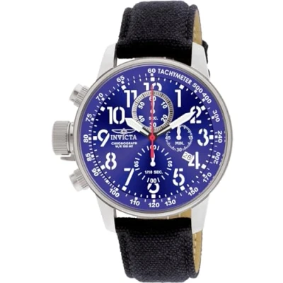 Immagine di Invicta I Force Orologio da Uomo in Acciaio Inossidabile con Movimento al Quarzo 46 mm, Argento/Blu