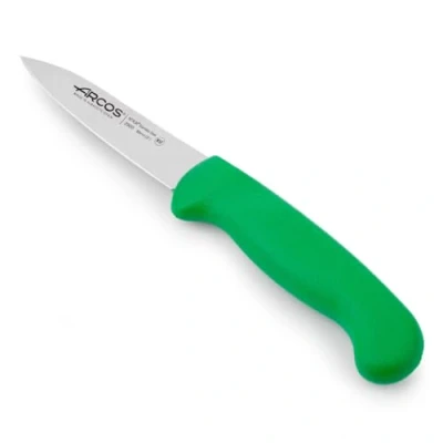 Immagine di Arcos Serie 2900 Spelucchino Coltello per sbucciare Lama Acciaio Inossidabile Nitrum 80 mm Manico Polipropilene Colore Verde