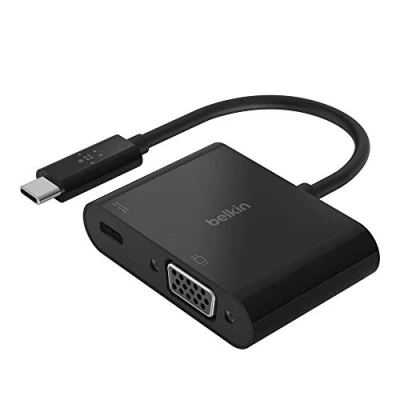 Immagine di USB C to VGA + Charge Adapter, BLK (60W PD)
