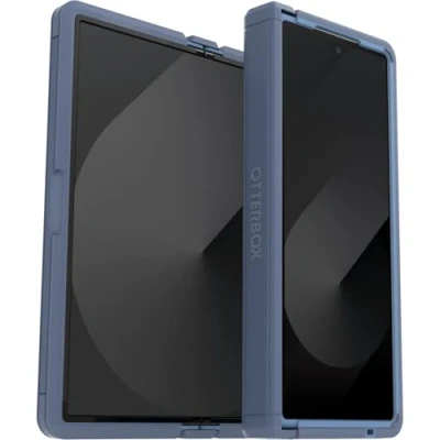 Immagine di OtterBox cover per Samsung Galaxy Z Fold6 Defender XT, resistente a shock e cadute, ultra robusta, testata 4x vs le norme anti caduta MIL STD 810G, telefoni pieghevoli, Blu