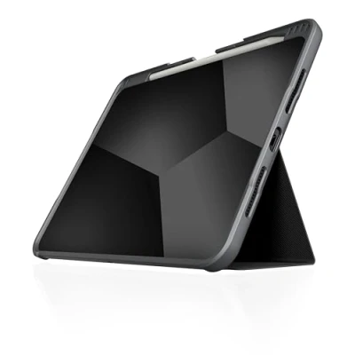 Immagine di STM Goods Dux Plus Custodia protettiva compatibile con Apple iPad Pro 13&quot; (2024 M4), colore: Nero/trasparente (supporto per Pencil Pro, standard militare, impermeabile, funzione di supporto,