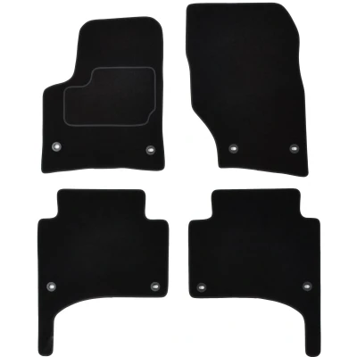 Immagine di MAMMOOTH A041 POR75 PRM 01 Set tappetino Tessile anteriore e posteriore 4 nero