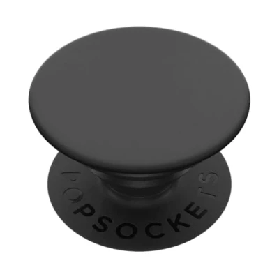 Immagine di PopSockets : PopGrip Basic Base e impugnatura estensibili per smartphone tablet [Parte superiore non sostituibile] Nero