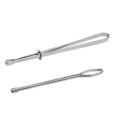 Immagine di Boburyl 2pcs Infila Pinzetta Elastico con Coulisse in Acciaio Cucire Crafting Cavo della Corda Che Tira Threading Strumento