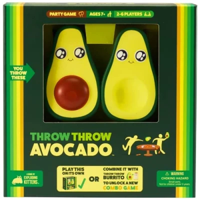 Immagine di Throw Avocado by Exploding Kittens Card Games for Adults Teens &amp; Kids Fun Family A Dodgeball Game