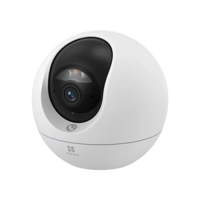 Immagine di EZVIZ 4K Telecamera di sorveglianza WiFi interno 360 IP 8MP, AI Rilevamento persone/animali domestici/rumore, visione notturna a colori, monitoraggio e zoom automatico, chiamata