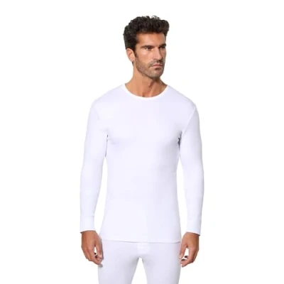 Immagine di abanderado Termal Algodón Invierno C/Redondo Maglia, Bianco (Blanco 001), Medium (Taglia Produttore: M/48) Uomo