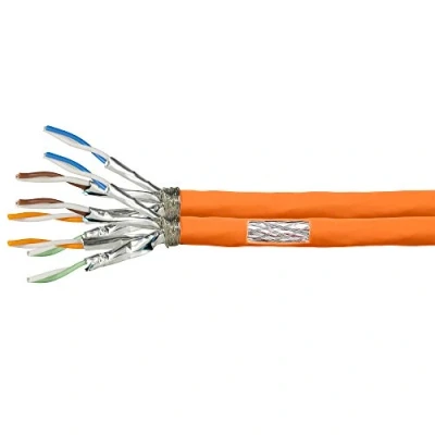 Immagine di LogiLink CPV0063 Cavo di rete CAT 7 Arancione 100 m