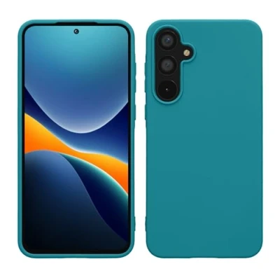 Immagine di kwmobile Custodia Compatibile con Samsung Galaxy A55 5G Cover Back Case per Smartphone in Silicone TPU Protezione Gommata petrolio matt